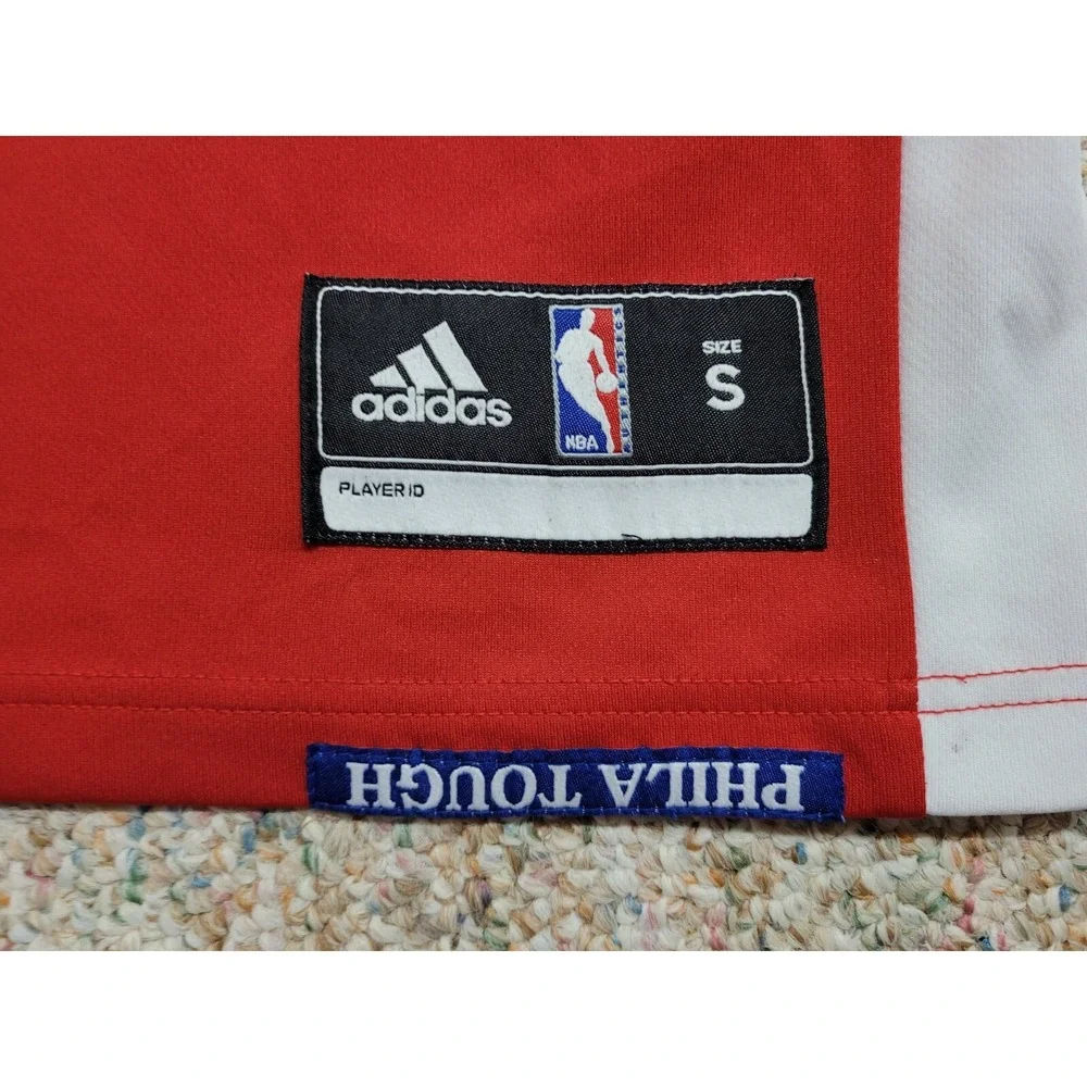 Adidas Philadelphia 76ers Jersey Mens Small Ben Simmons #25 Red NBA Basketball
